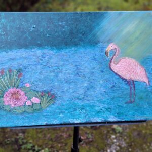 Geduld im stillen Wasser